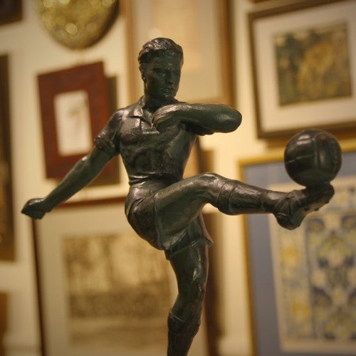 A Football is Round!