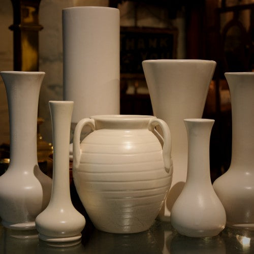 Matte White Art Pottery