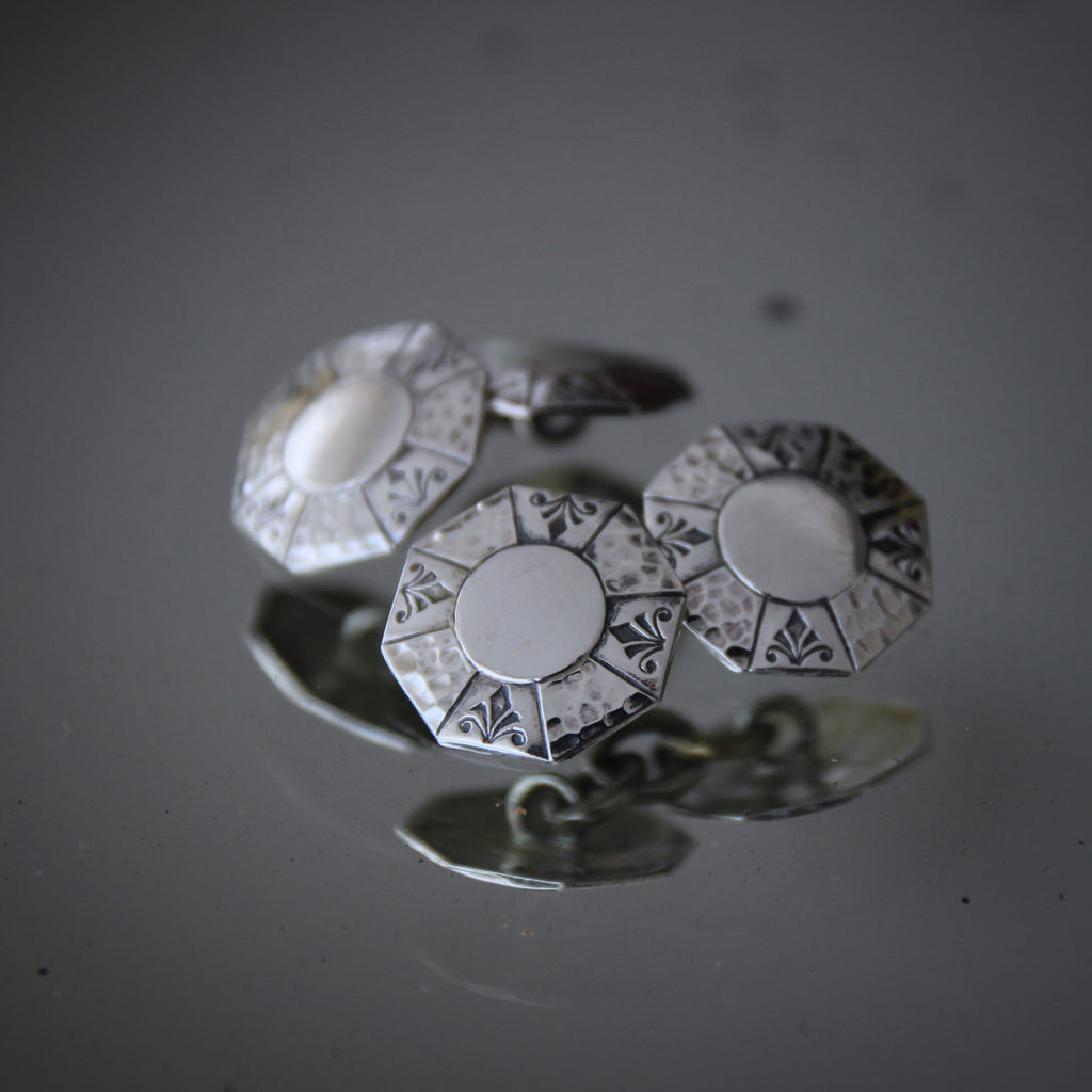 Arts & Crafts Cufflinks - V