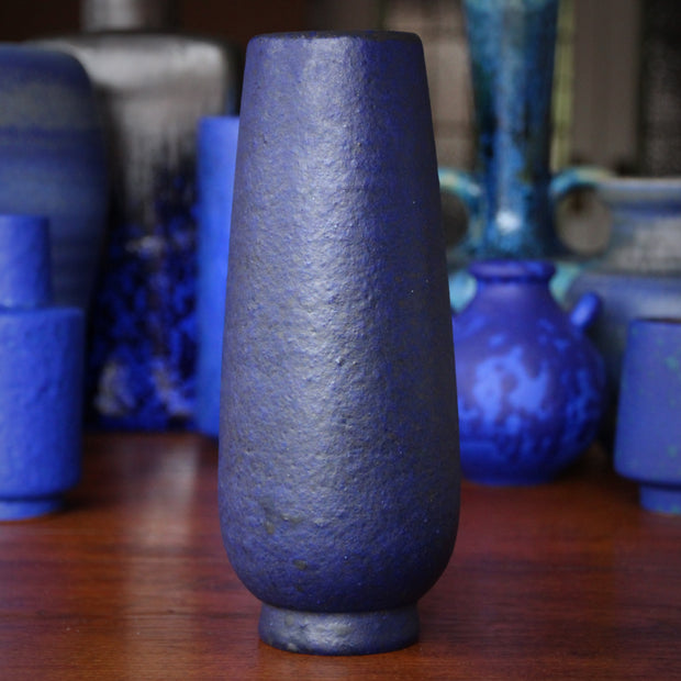 Saturated Blue-Glazed Vase