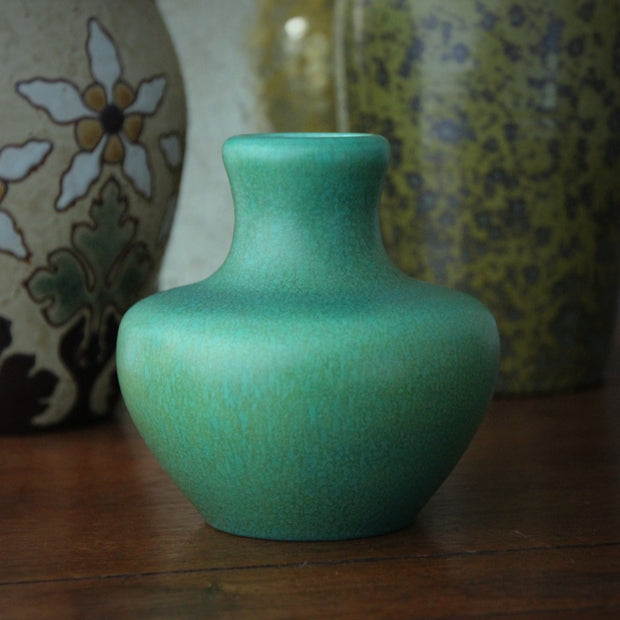 English Dappled Jade Vase