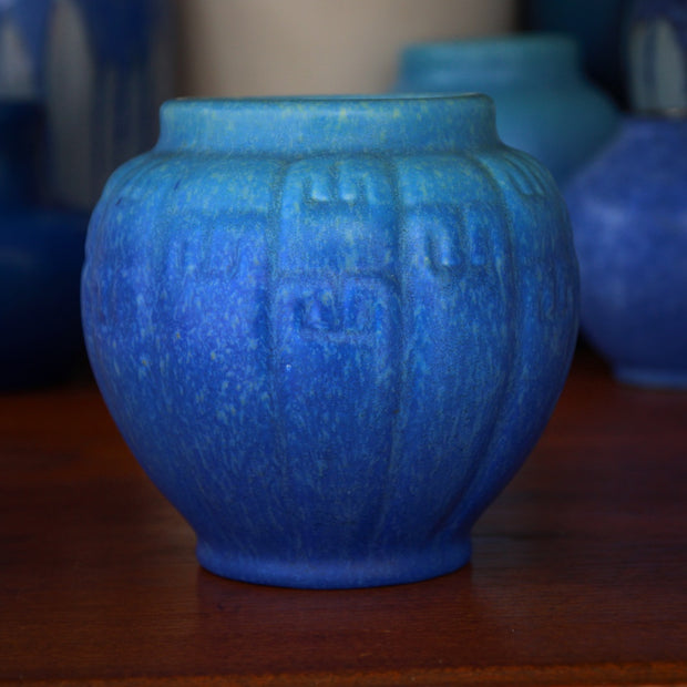English Deco Greek Key Vase
