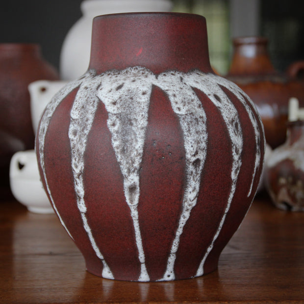 Steuler White & Brick Vase