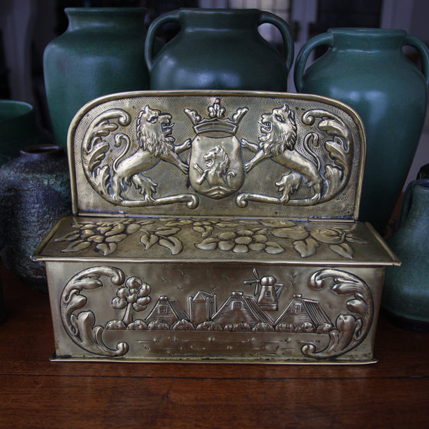 English Brass Candlebox