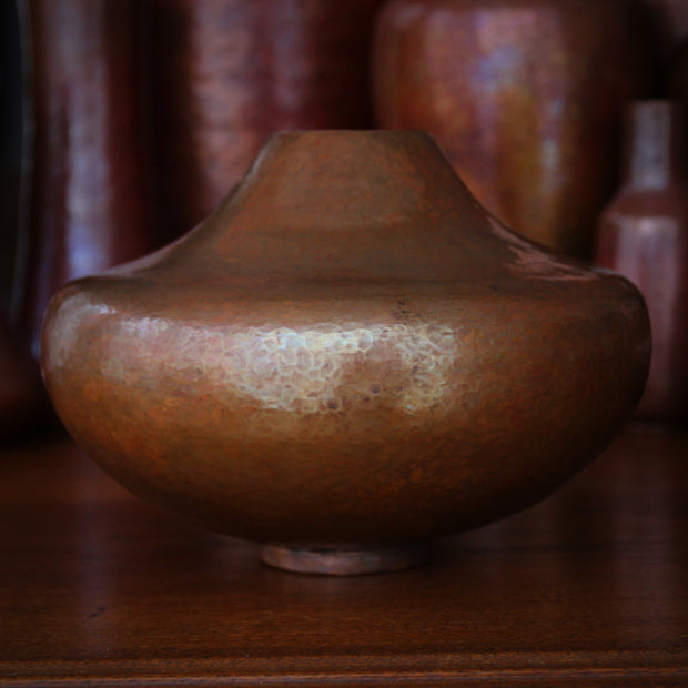 Copper Volcano Vase