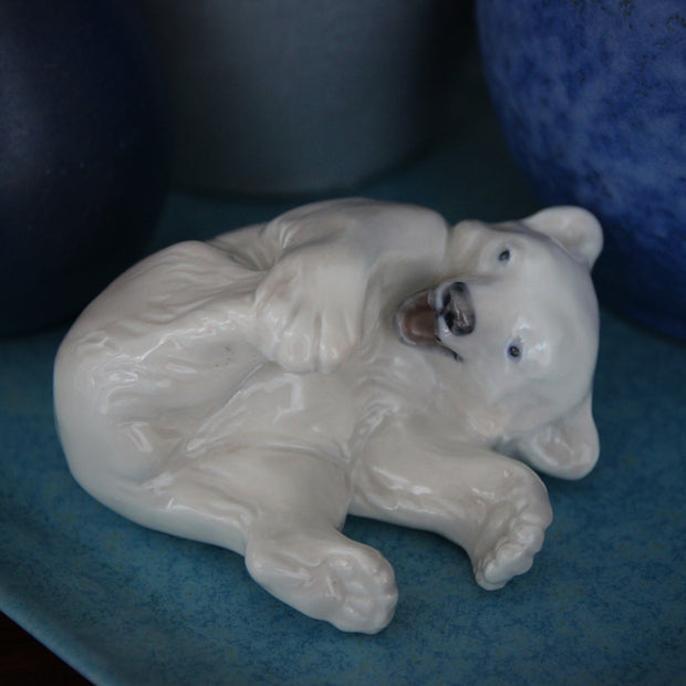 Danish Polar Bear Cub Sculpture