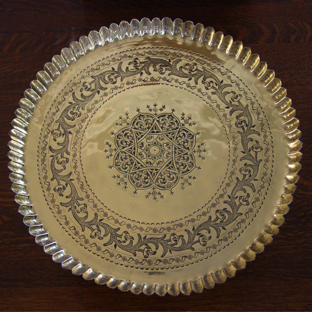 Middle Eastern Brass Tray