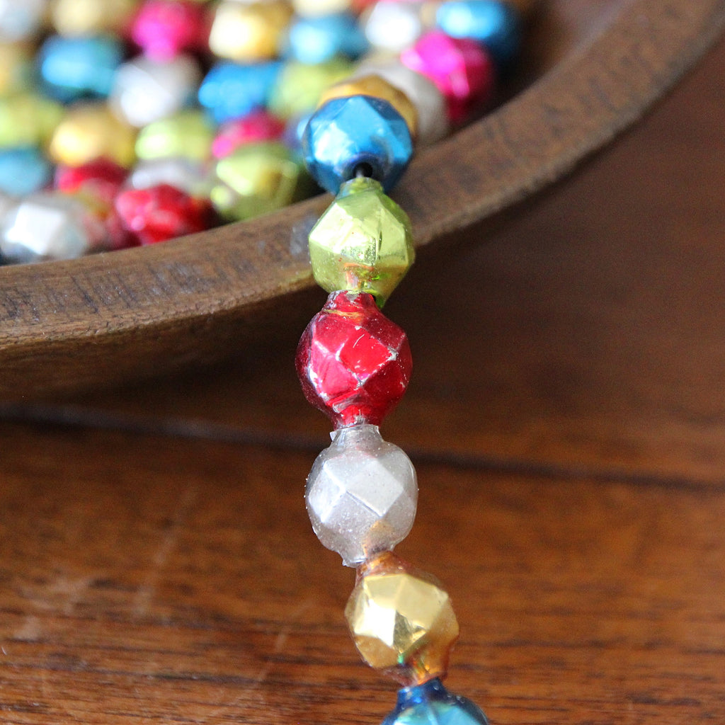 Wiener Werkstatte Round Beaded Necklace in Colored Beads