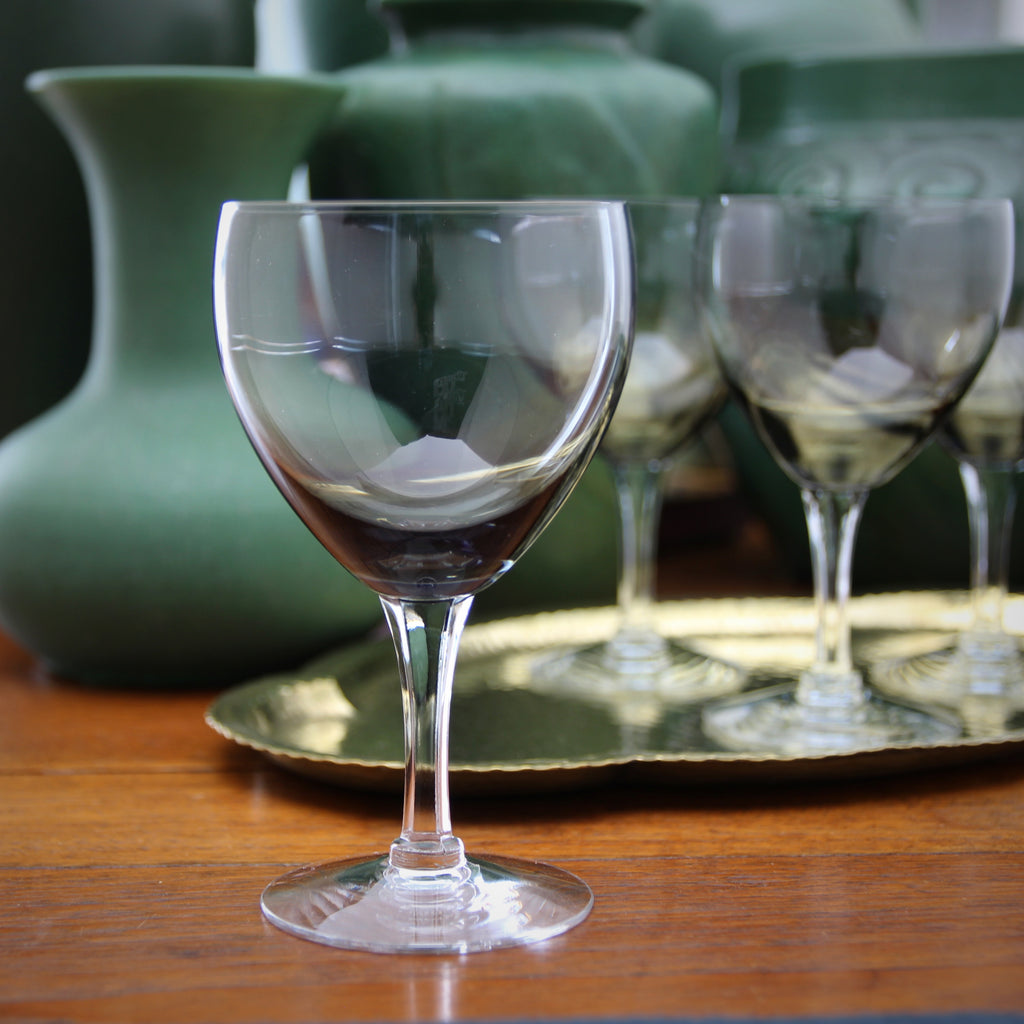 Vintage Amber Glass Sangria Set, Glass Spanish Sangria Pictcher Glasses and  Ice Bucket 