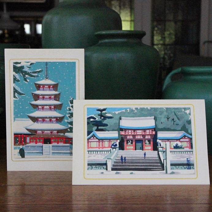 Japanese Modernist Woodblock Cards