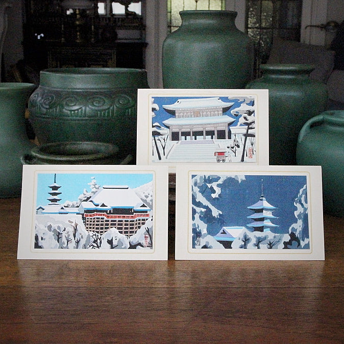 Japanese Modernist Woodblock Cards