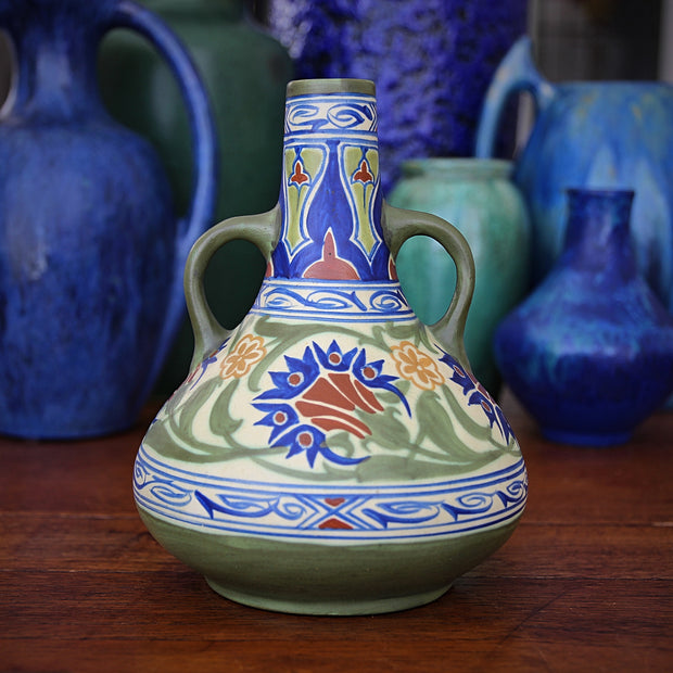 James Plant Hand-Painted Vase