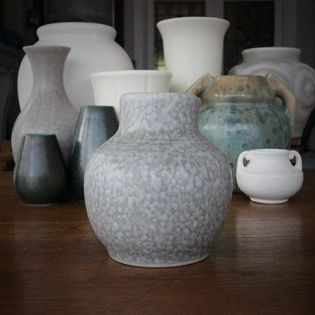 Dappled Grey English Vase