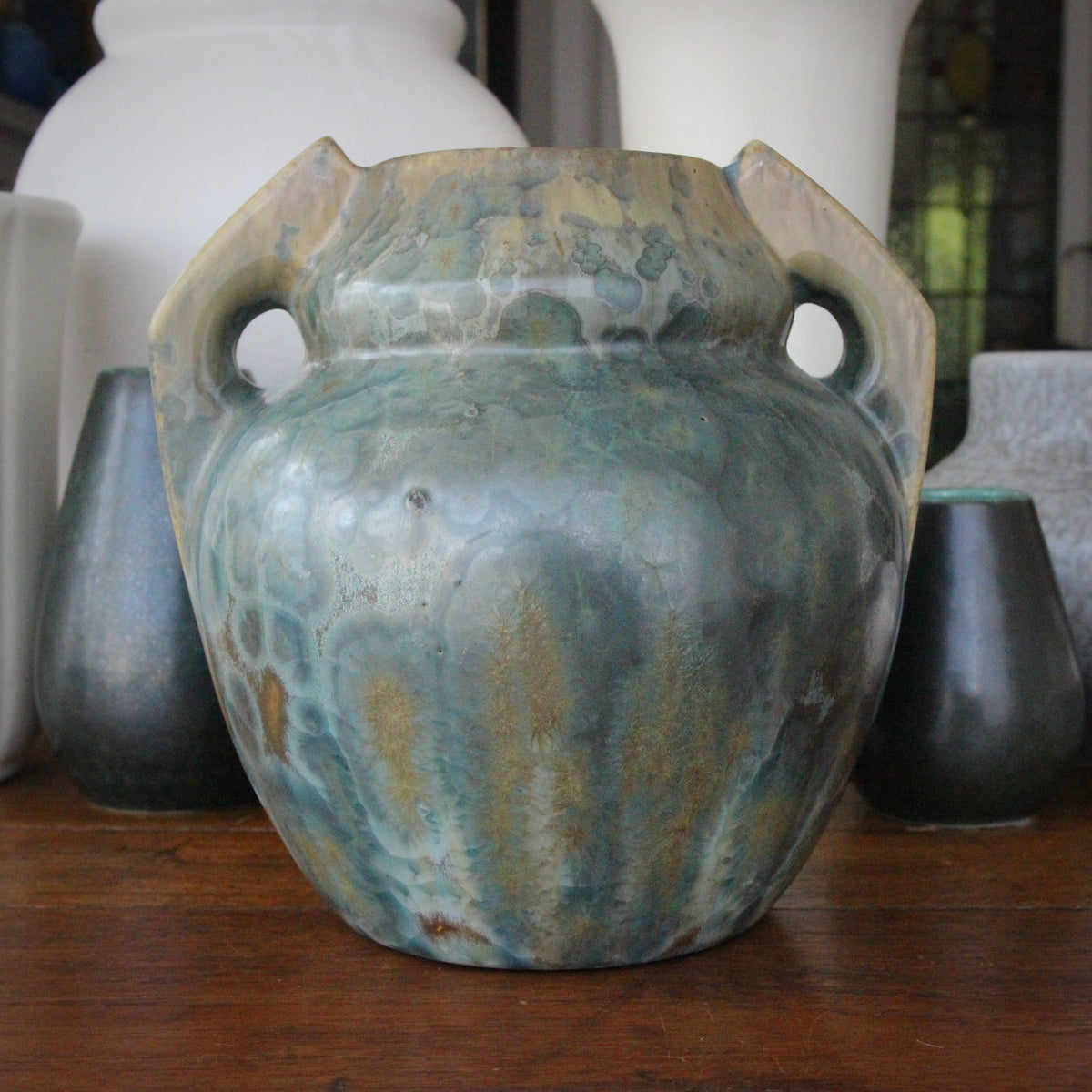 French Nouveau Corseted Vase