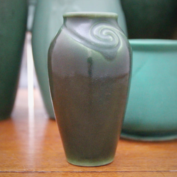 Moss Green Arts & Crafts Vase