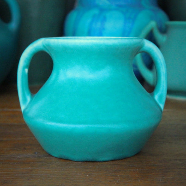 English Deco Jade Pot