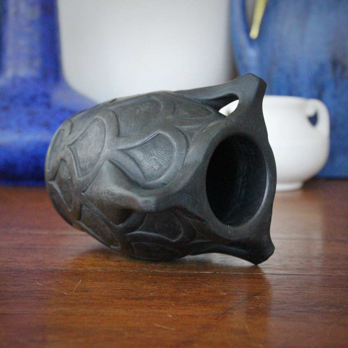 Danish Nouveau Black Vase