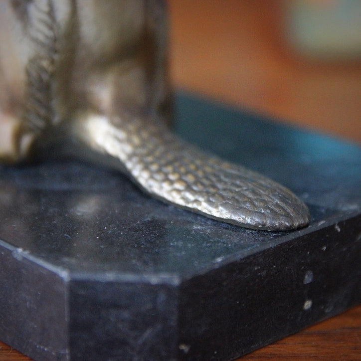 French Beaver Bookends