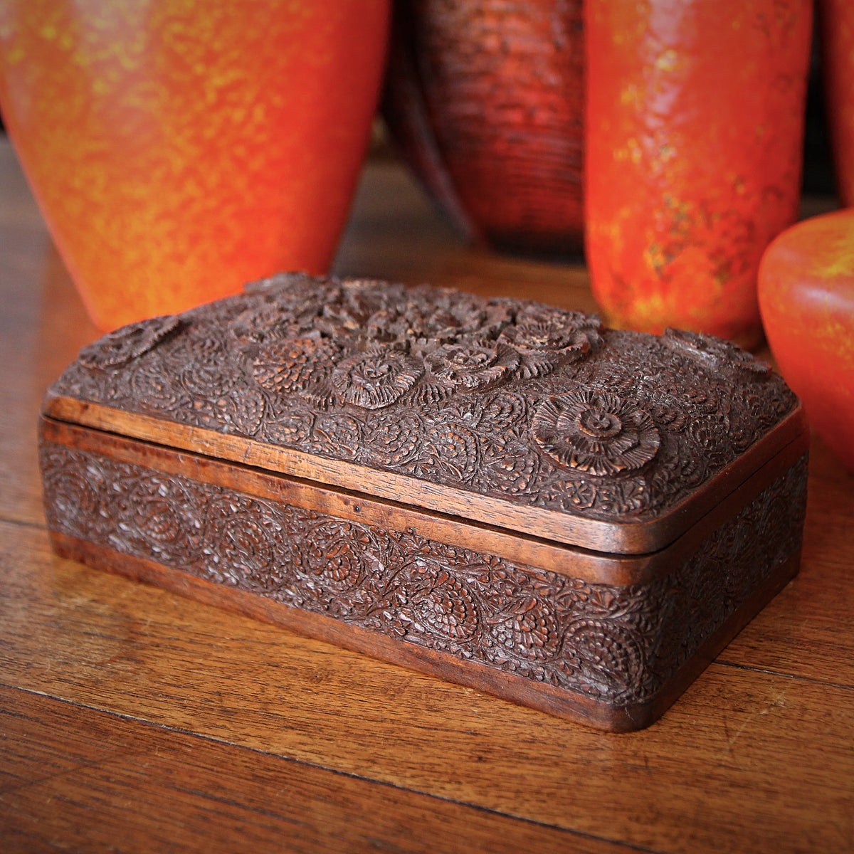 Anglo-Indian Carved Box