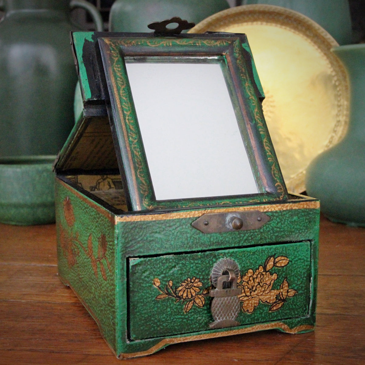 Chinese Lacquered Jewel Box