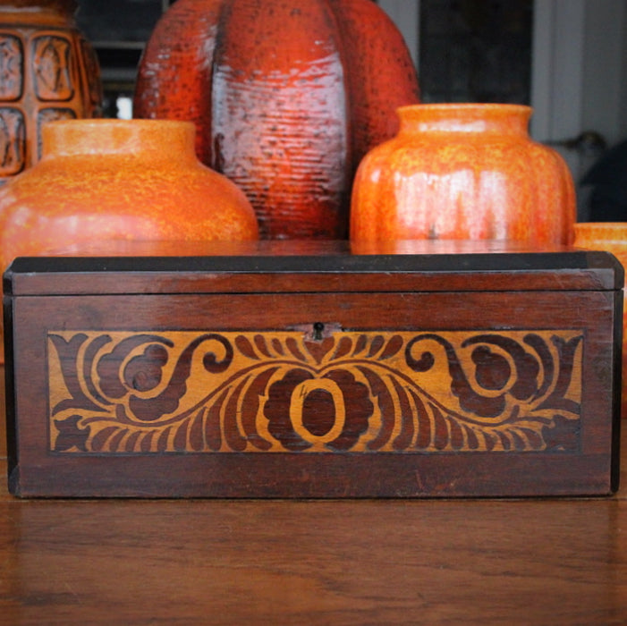 Inlaid Nouveau Dresser Box