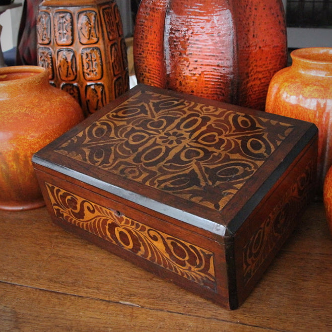 Inlaid Nouveau Dresser Box
