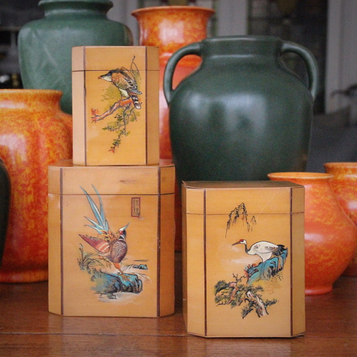 Three Nesting Tea Boxes