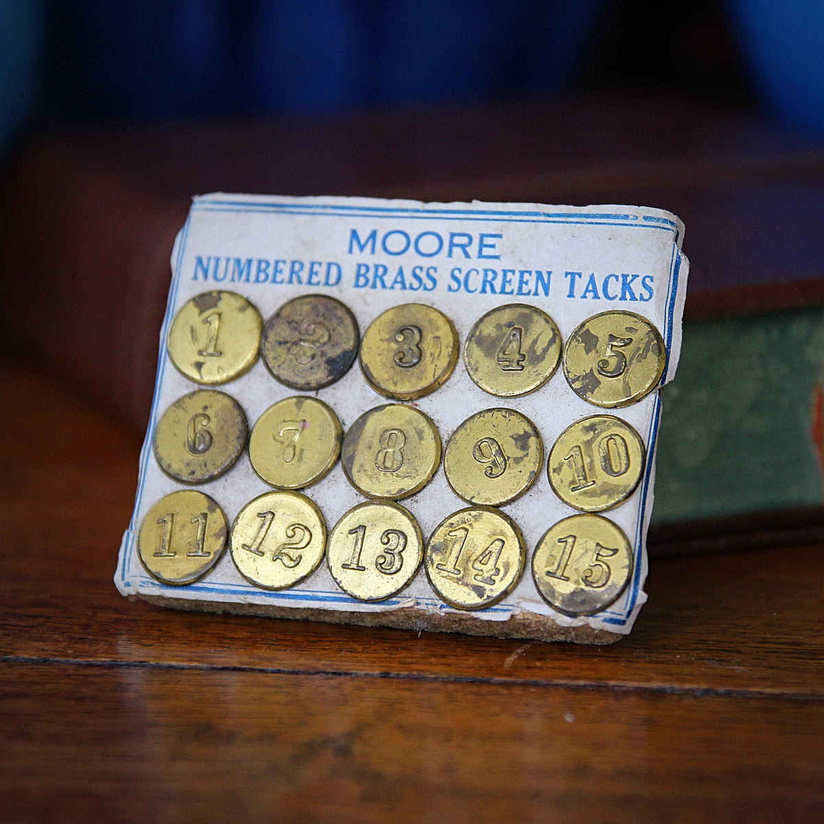 Brass Numbered Tacks