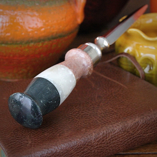 Letter Knife with Stone Handle