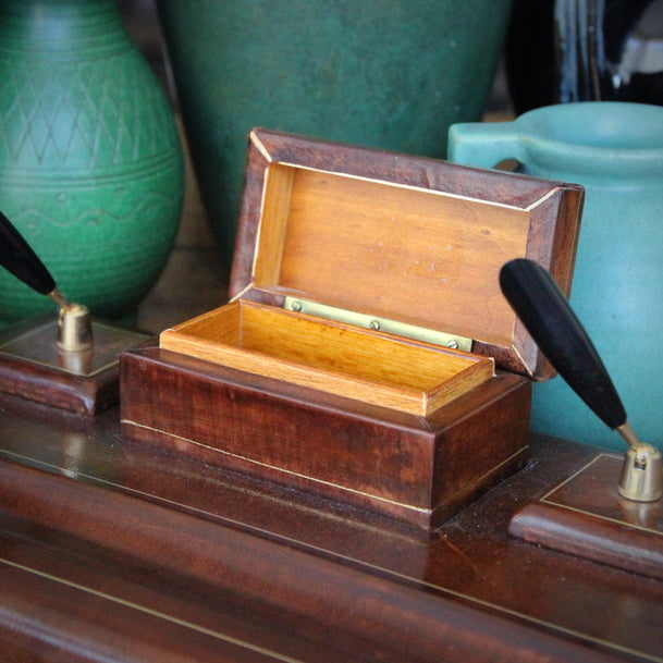 Florentine Leather Desk Caddy