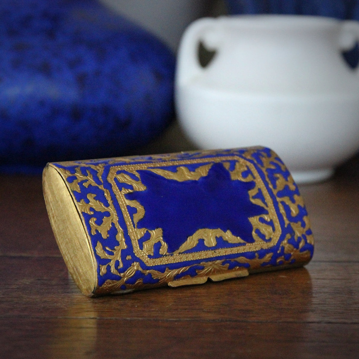 Enamel-Gilt Cigarette Case