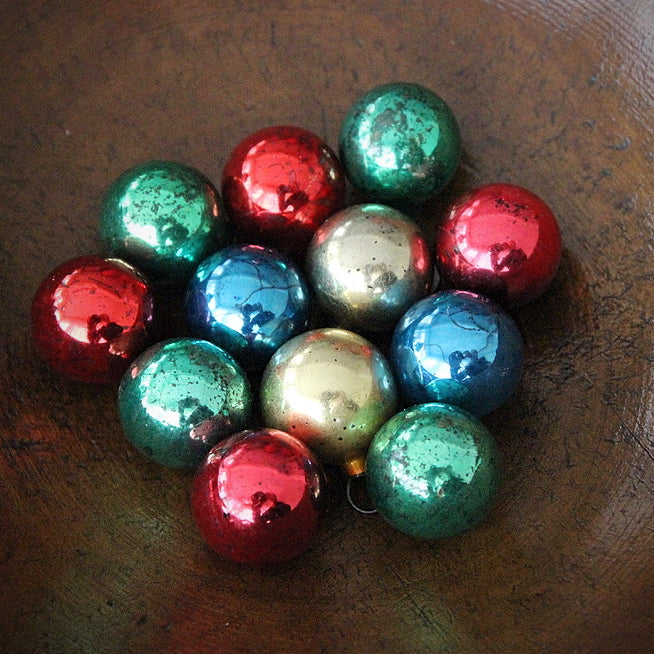 Shiny Brite Glass Ornaments