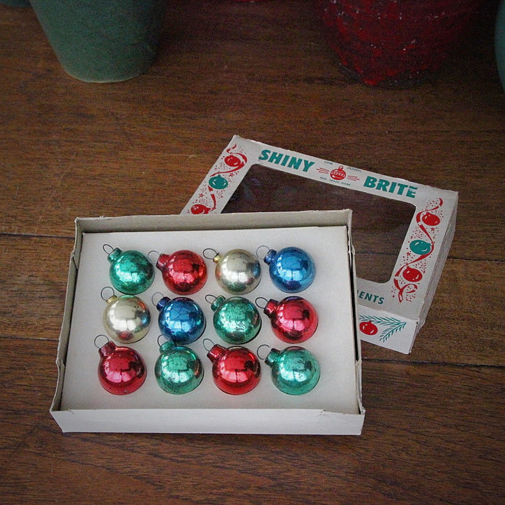 Shiny Brite Glass Ornaments