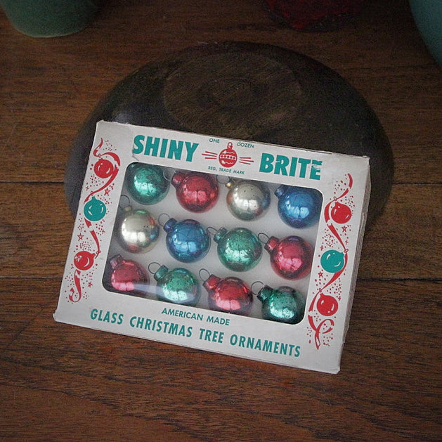 Shiny Brite Glass Ornaments