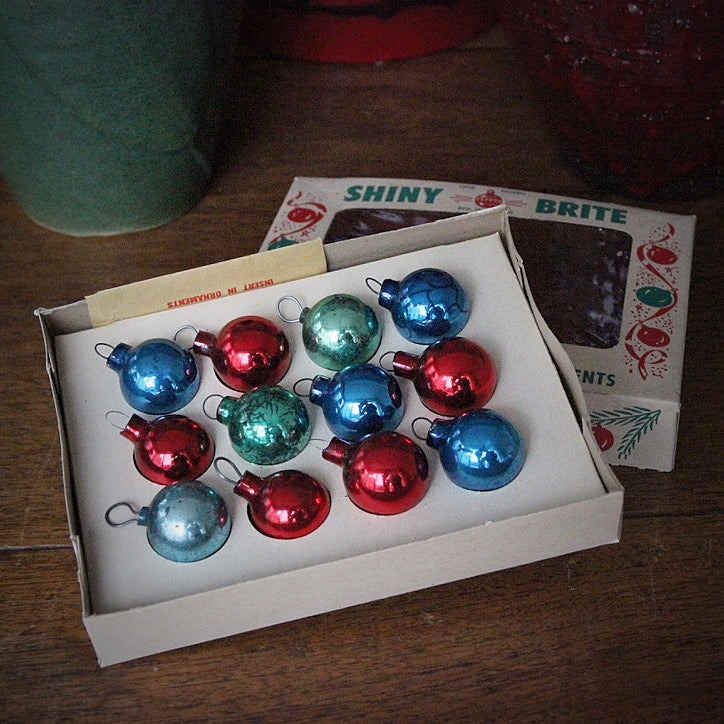 Shiny Brite Glass Ornaments
