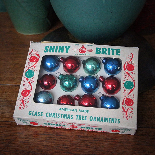Shiny Brite Glass Ornaments