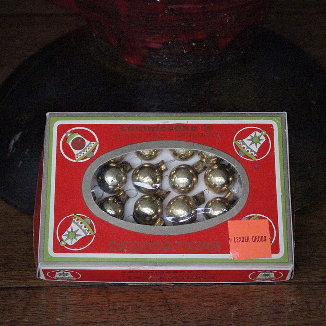 Gold "Feather Tree" Ornaments