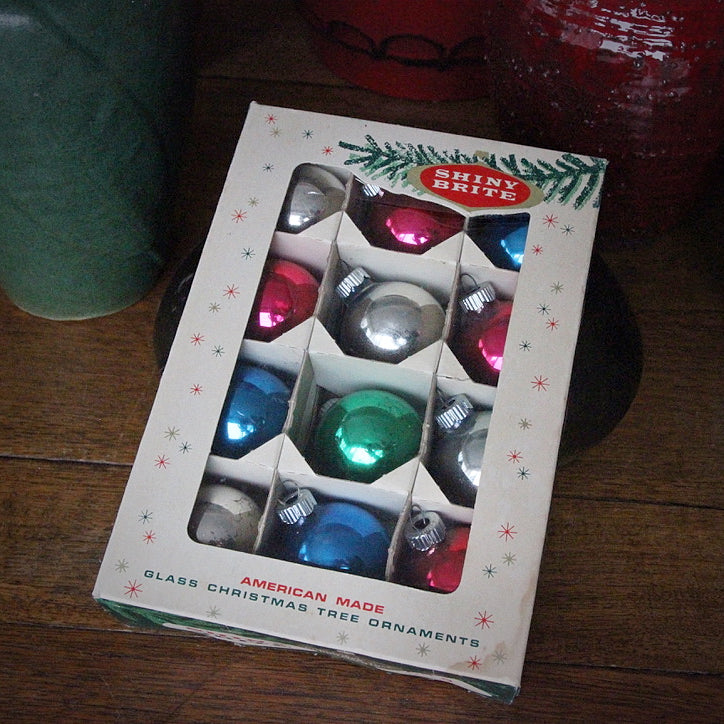 Shiny Brite Glass Ornaments