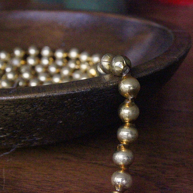 Mercury Glass Beaded Garland (6')