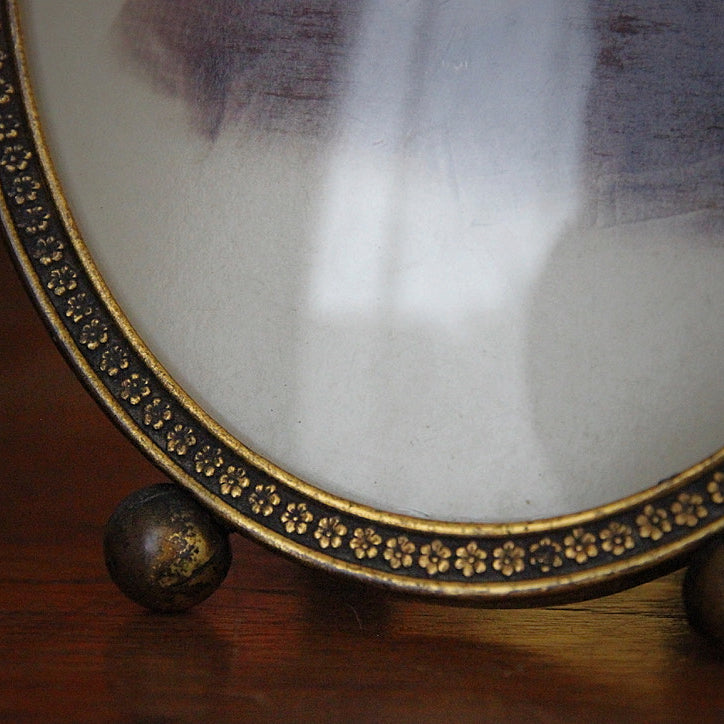 Brass Oval Photo Frame