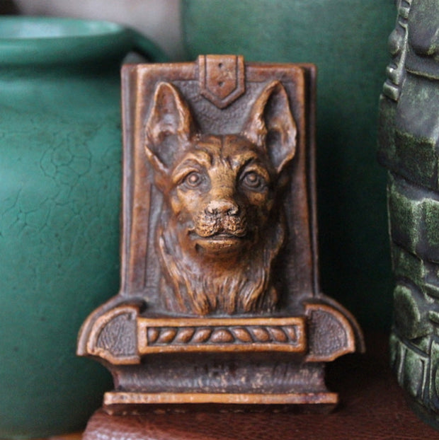 Sculpted German Shepherd Plaque