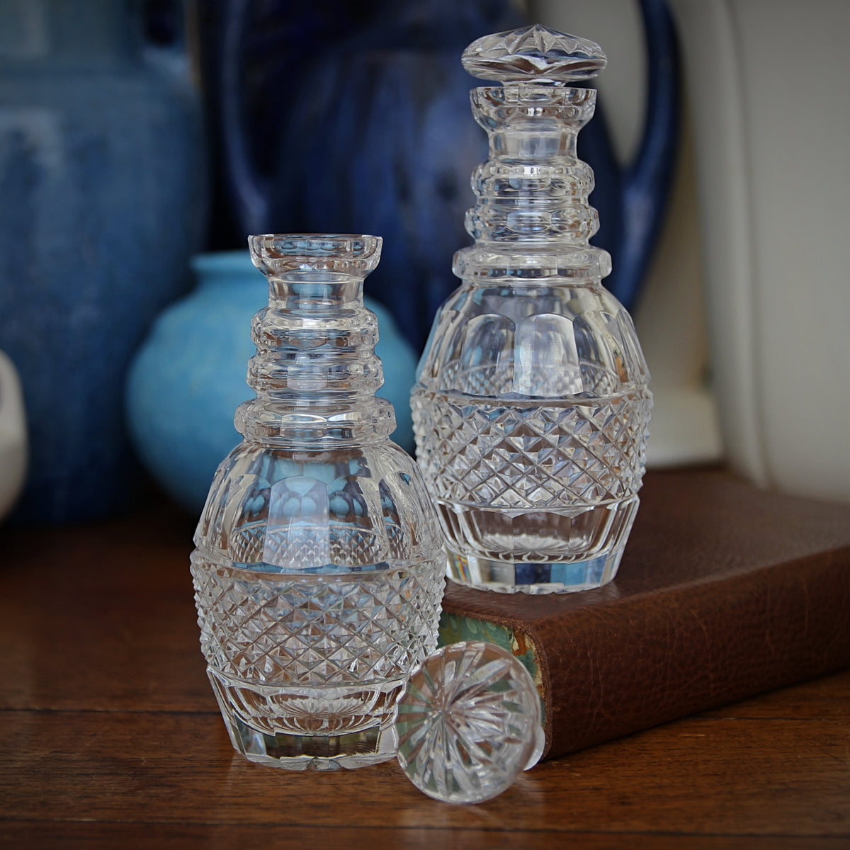 French Crystal Perfume Decanters