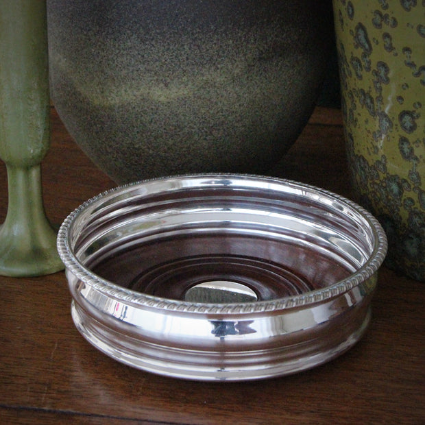 Sliver-Plated Bottle Coaster