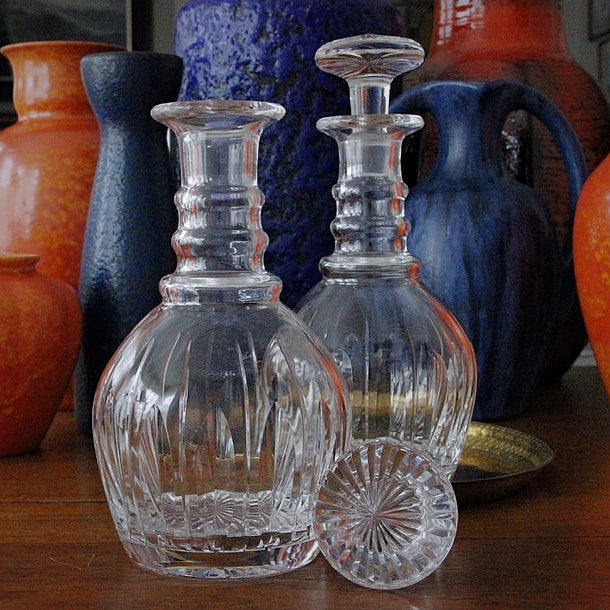 English Crystal Decanters (Pair)
