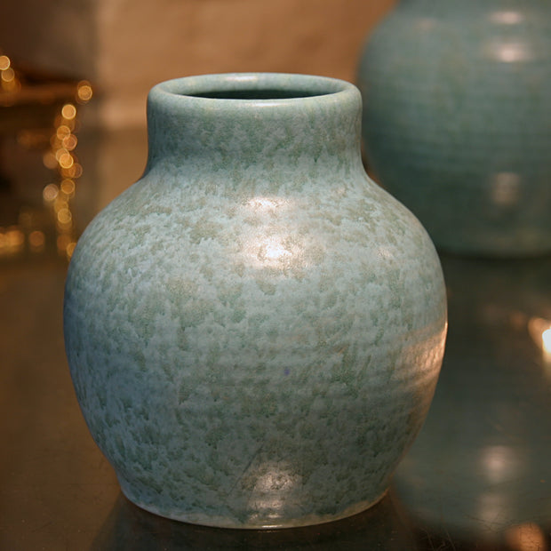 English Aqua Vase