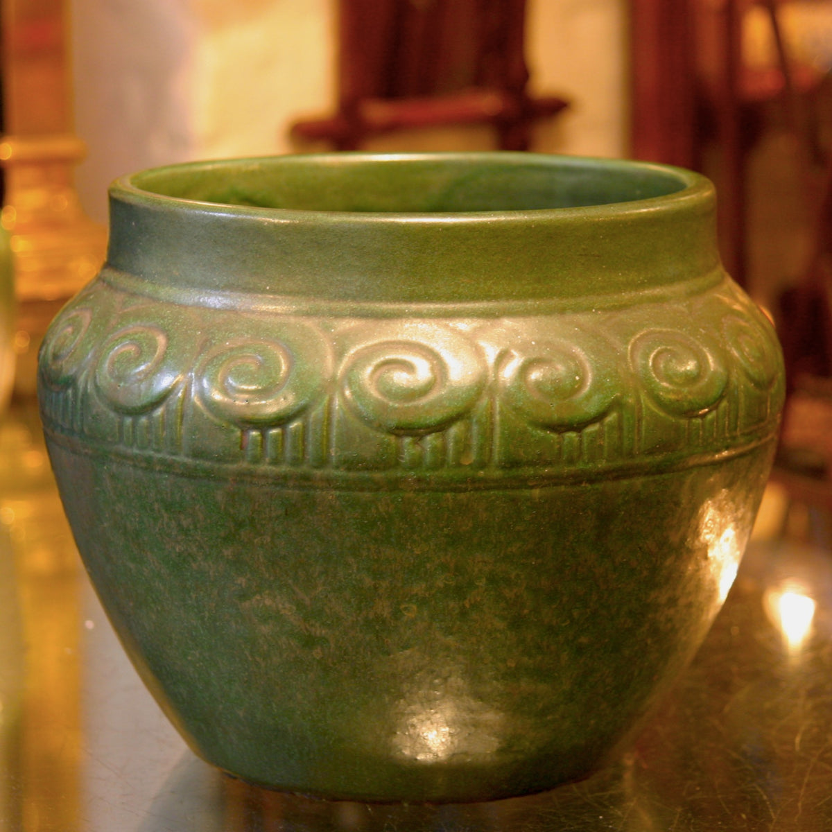 Matte Green Jardiniere
