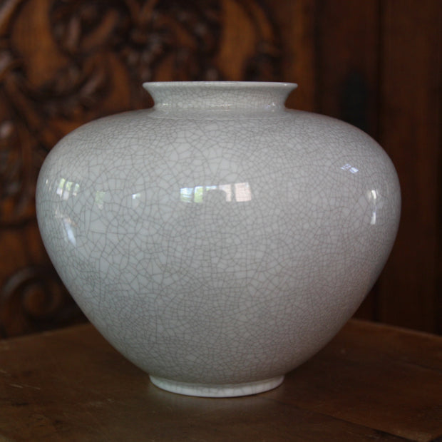 East German Craquellé Vase