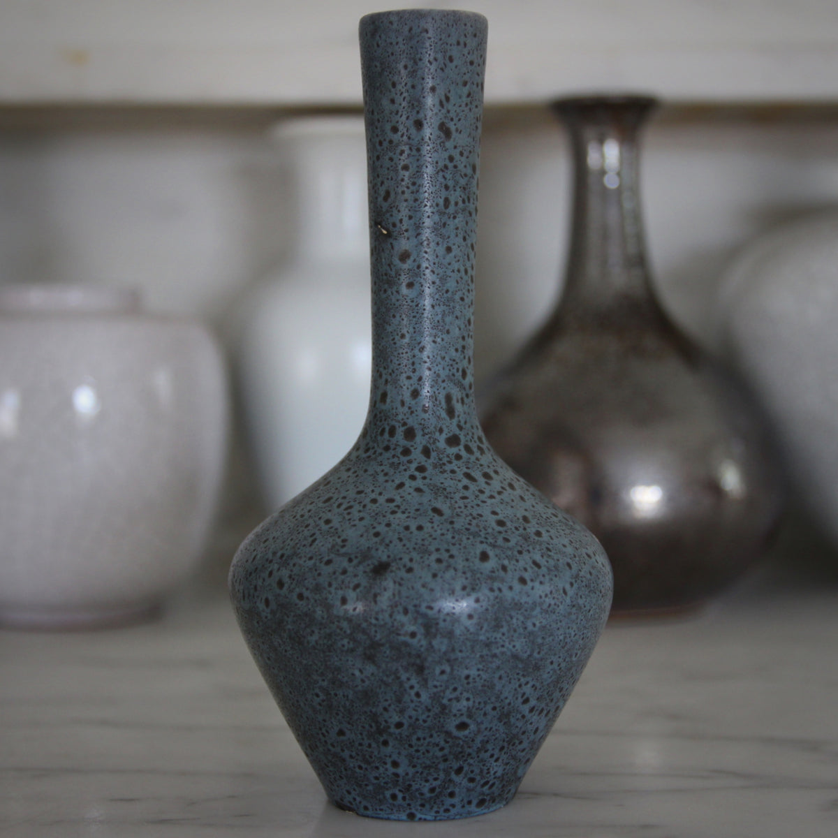 Dappled Grey Bud Vase