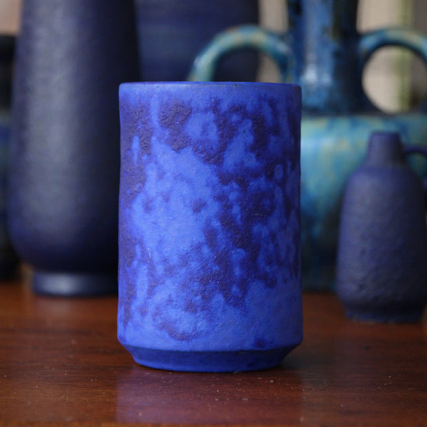 Ultramarine Cylindrical Vase