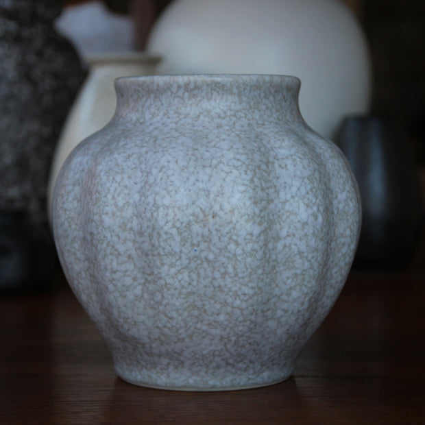 English Grey Shagreen Vase